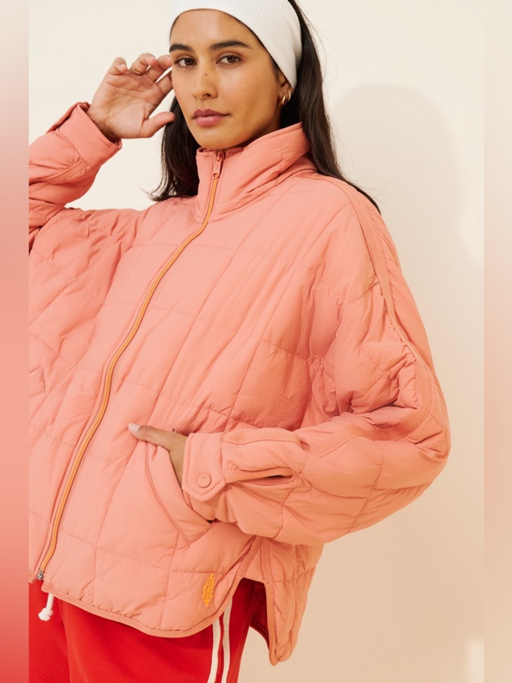 FP Movement Pippa Packable Puffer Jacket by Free People - Cotton Candy Pink